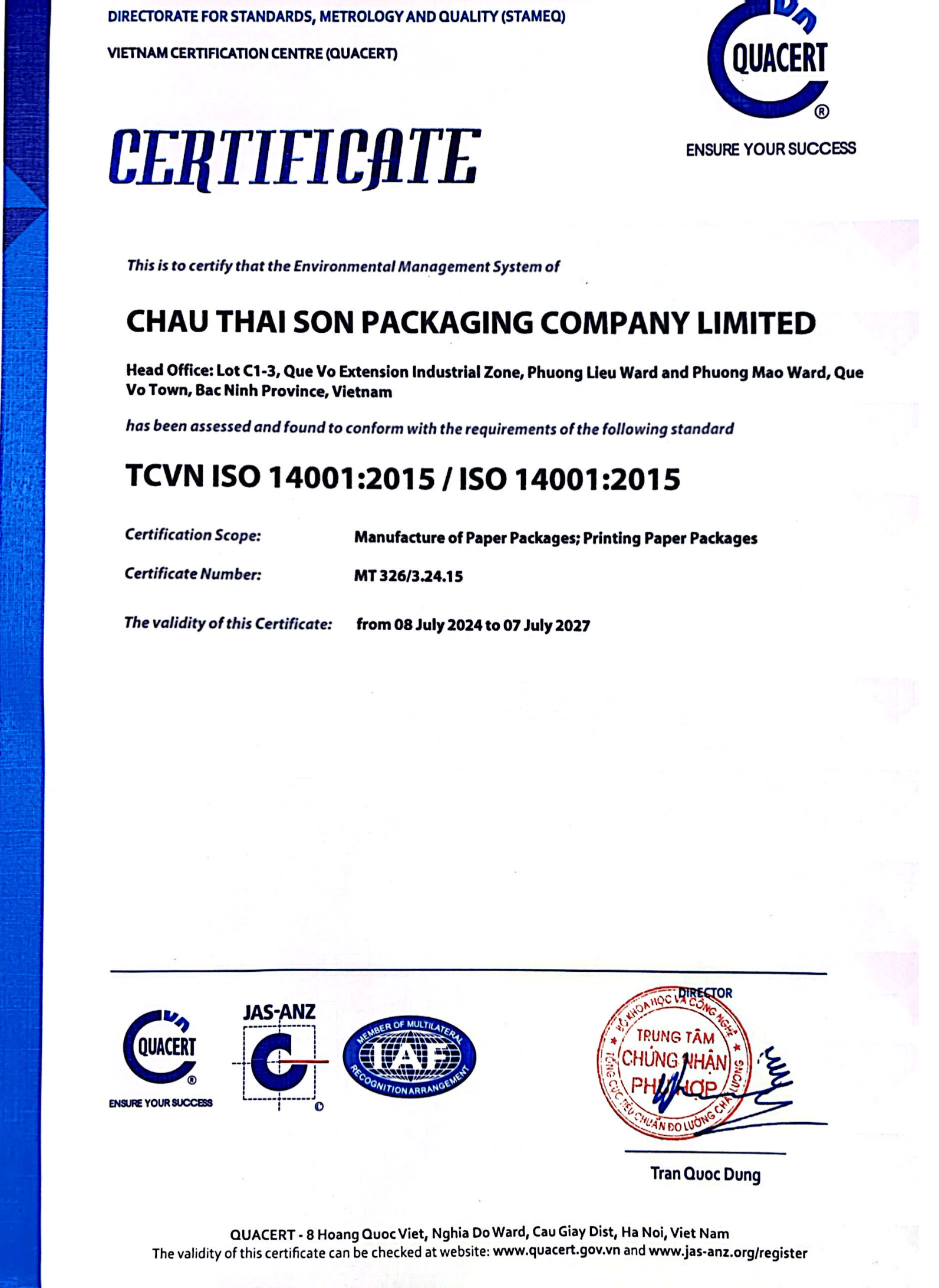 ISO 14001:2015