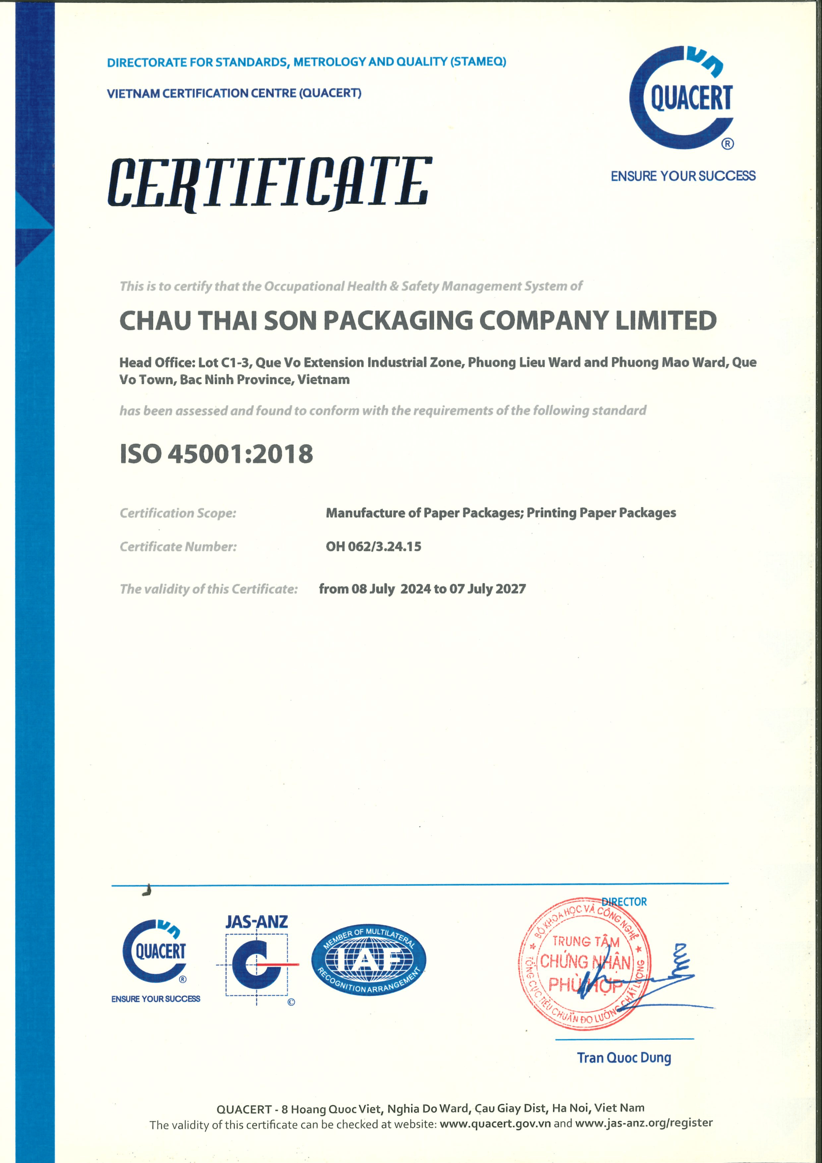 ISO 45001:2018