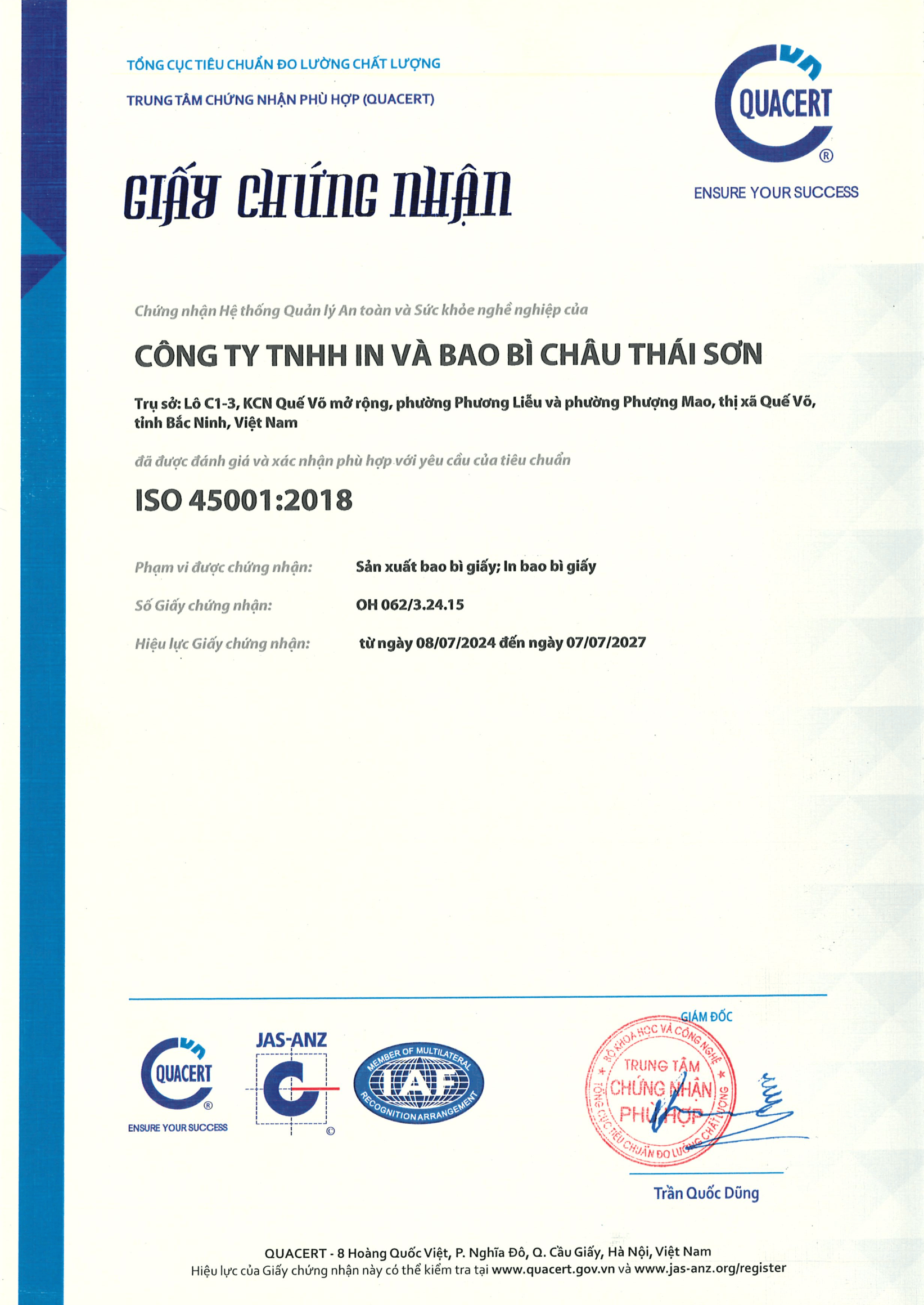 ISO 45001:2018